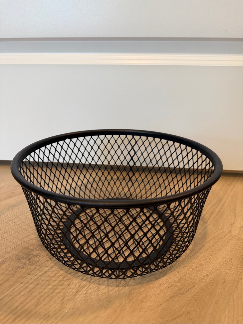 Black Metal Mesh Decorative Basket - Home Accents